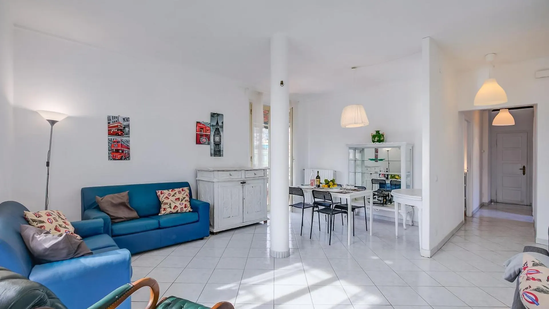 Sanremo Penthouse Market 700M From Sea - Happy Rentals